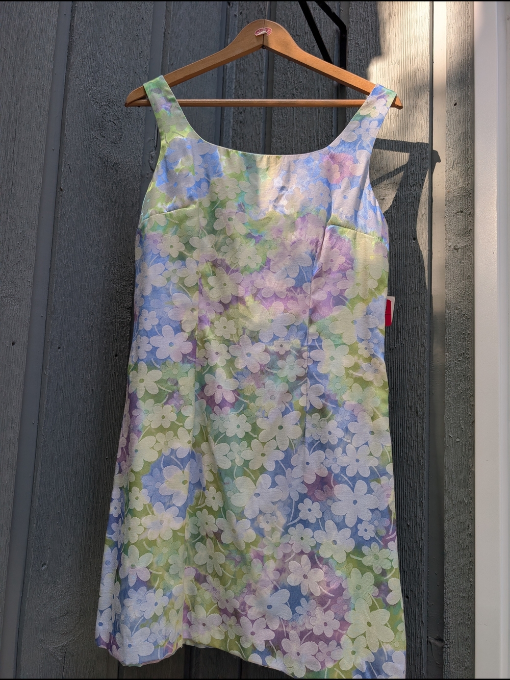 Floral Pastel Mini Dress - Multi-Color